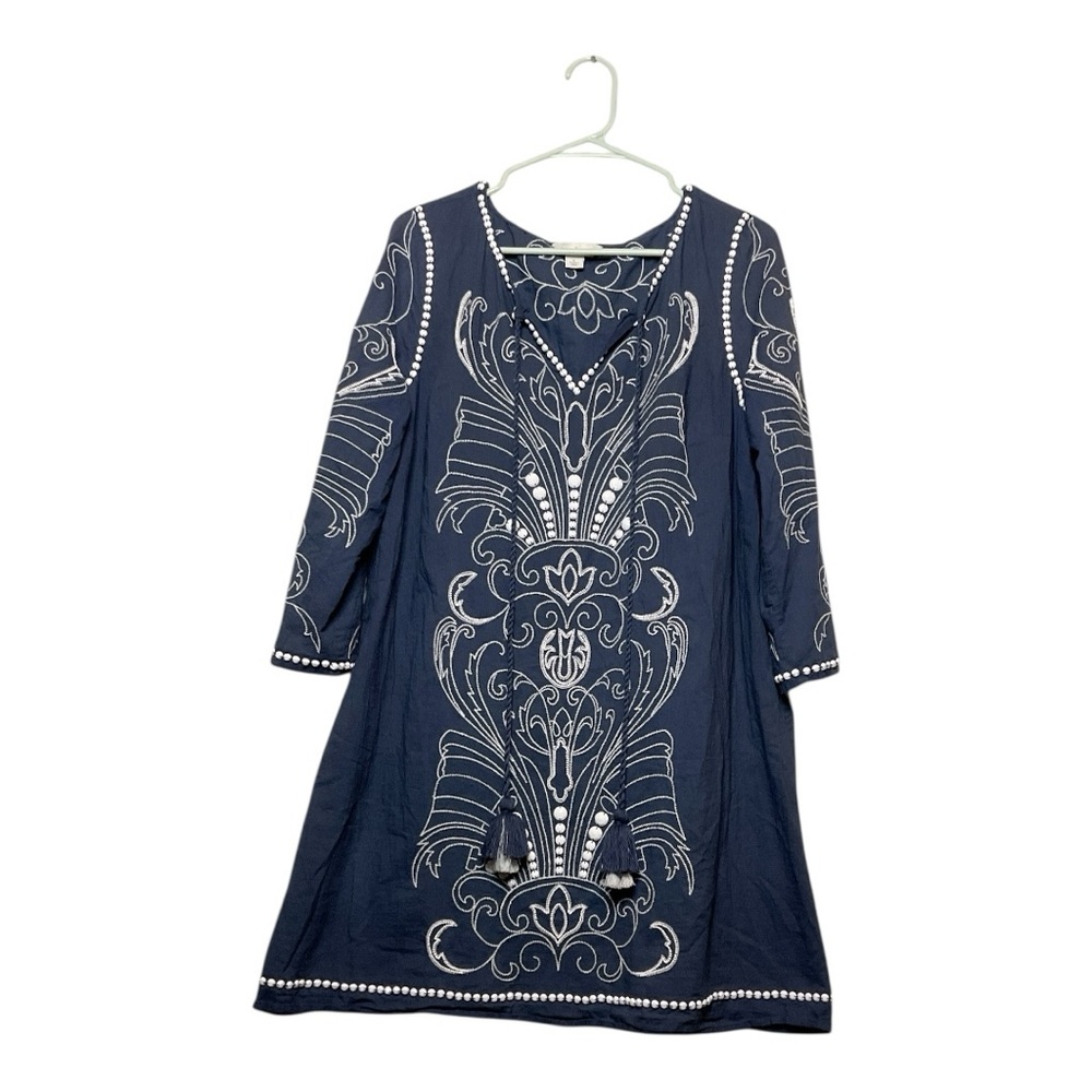 Women’s NWOT Sundance Palace Tunic dress with beading and embroidery, size large